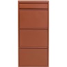 Shoe Container Caruso brown 3+1 drawers Kare Design