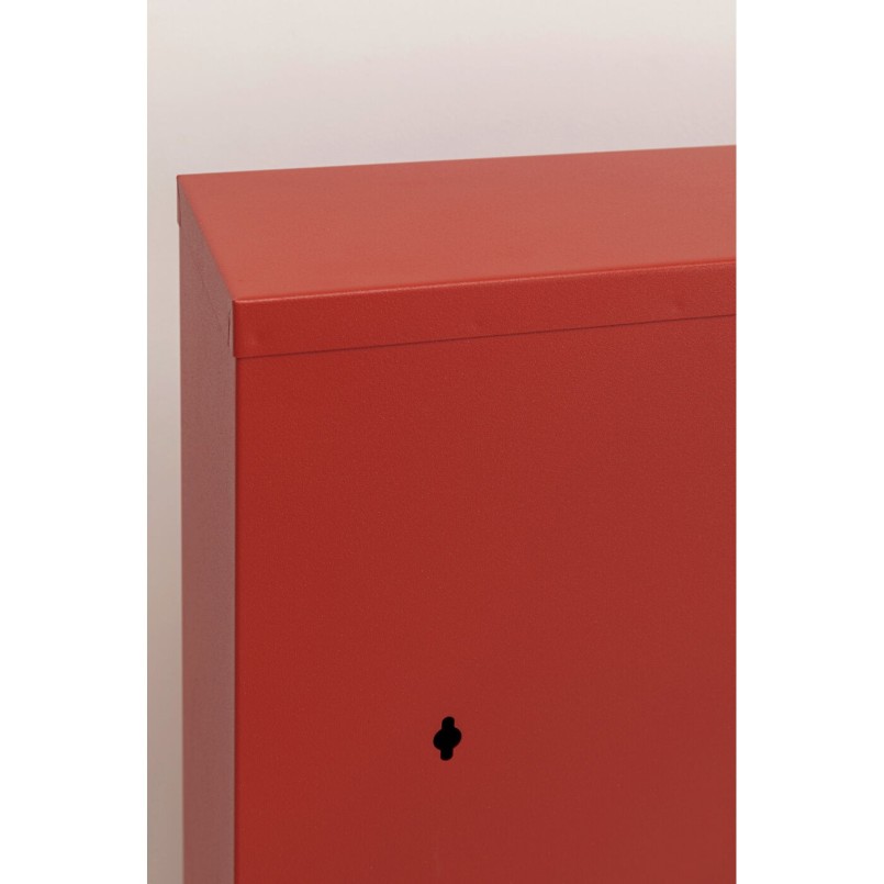 Schoenenkast Caruso rood 3+1 laden Kare Design