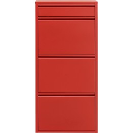 Shoe Container Caruso red 3+1 drawers Kare Design