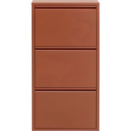 Schoenenkast Caruso bruin 3 laden Kare Design