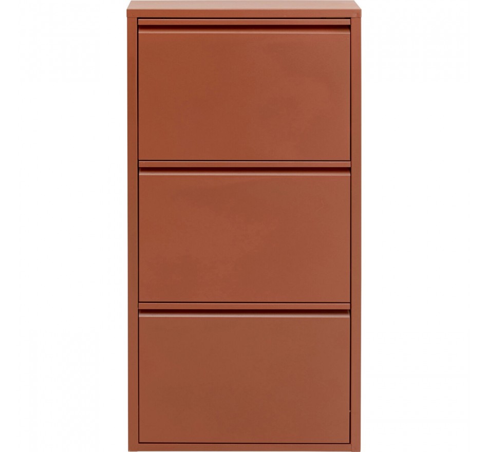 Schoenenkast Caruso bruin 3 laden Kare Design Schoenenkast Caruso bruin 3 laden Kare Design