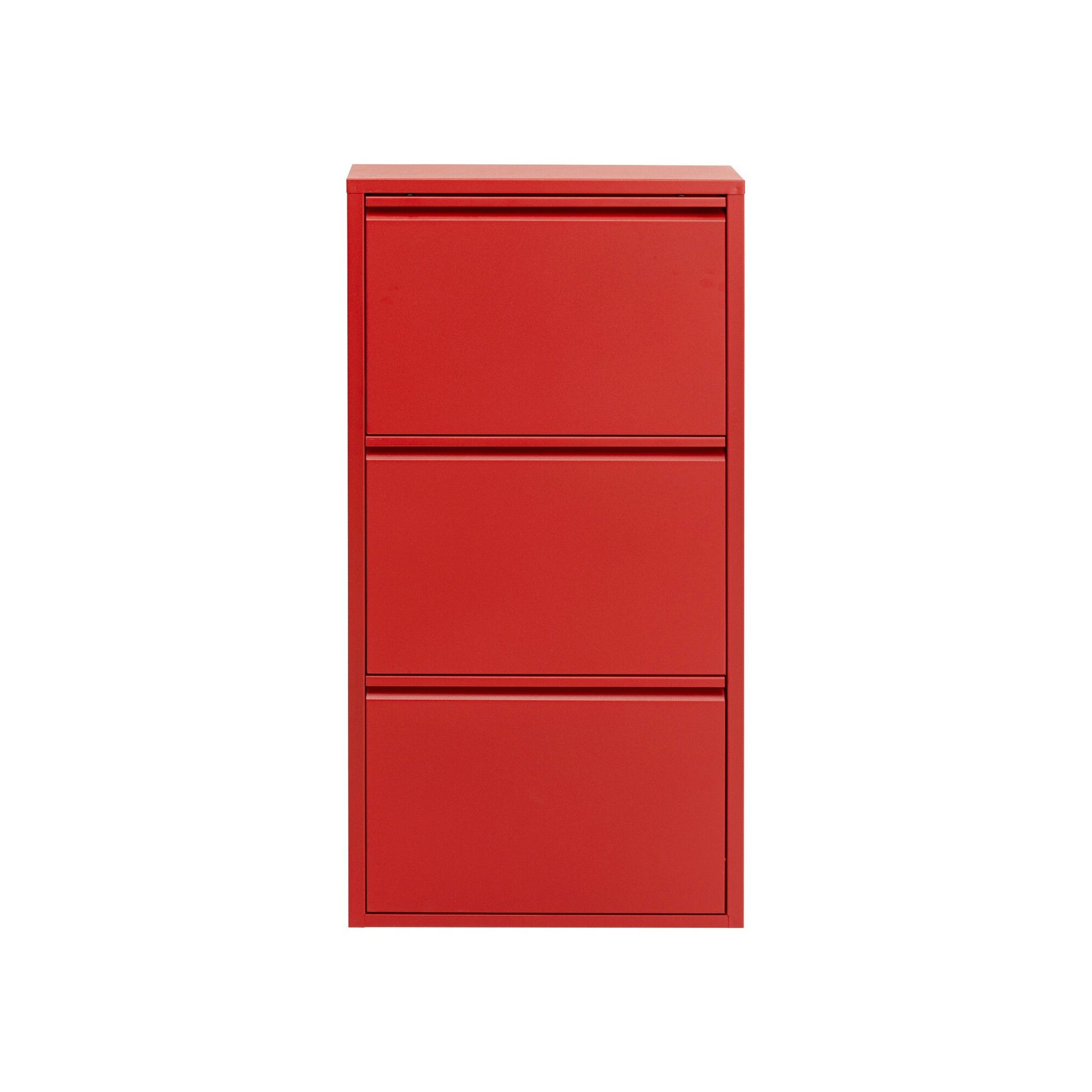 Shoe Container Caruso red 3 drawers Kare Design