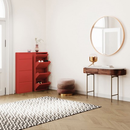 Schoenenkast Caruso rood 3+1 laden Kare Design Schoenenkast Caruso rood 3+1 laden Kare Design