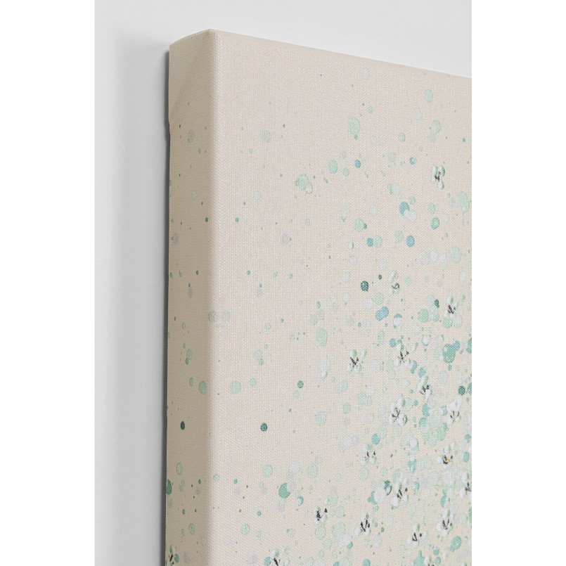 Schilderij Flower Boat 40x50cm beige en groen Kare Design
