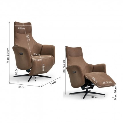 Fauteuil Sally relax Kare Design