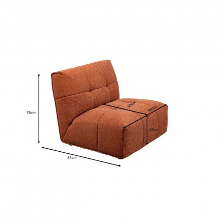 Sofa Element Boogie bruin Kare Design