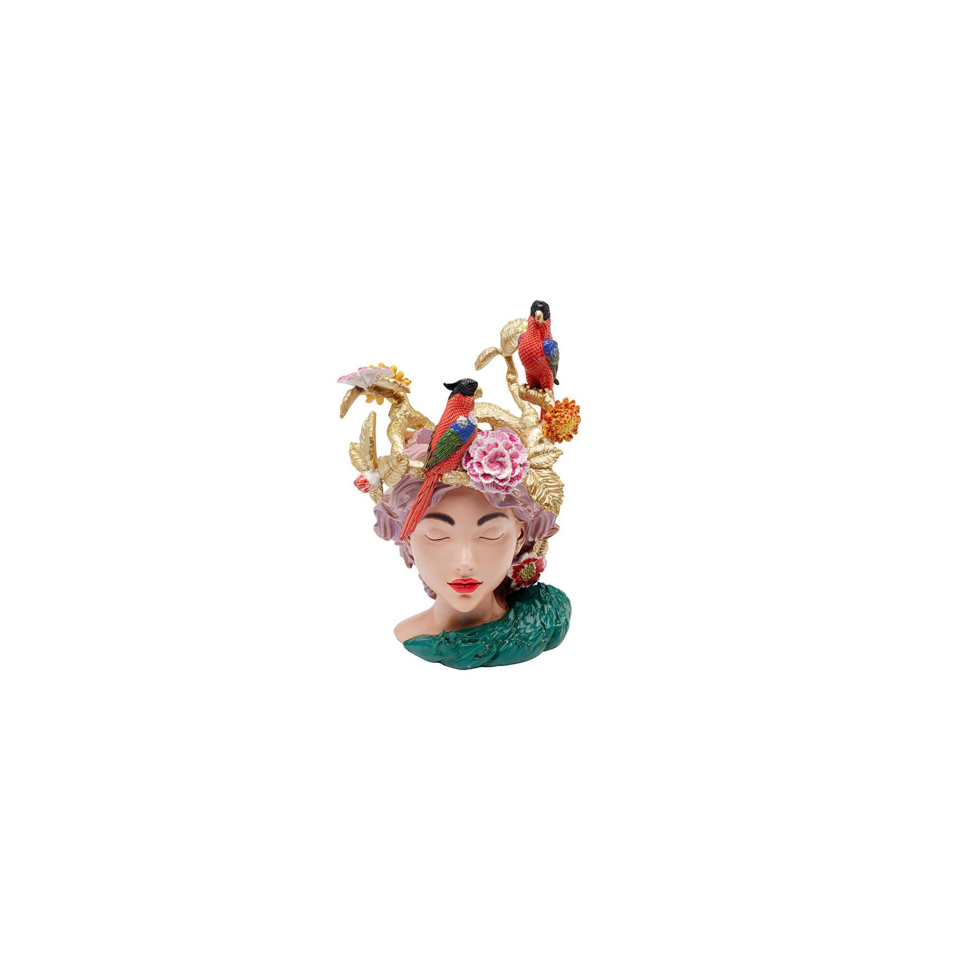 Vaas exotische vrouw 35cm Kare Design