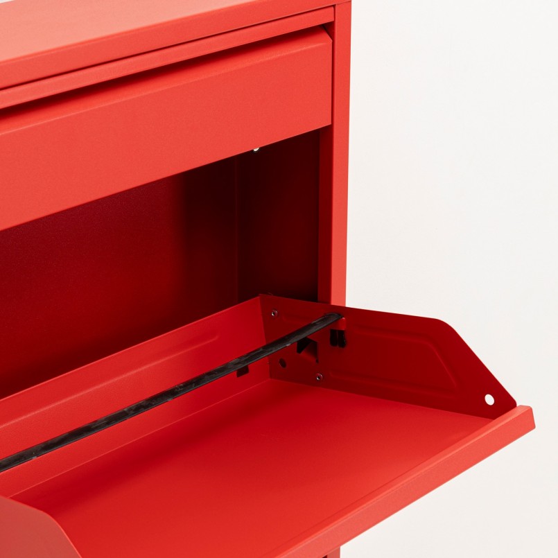 Schoenenkast Caruso rood 3+1 laden Kare Design
