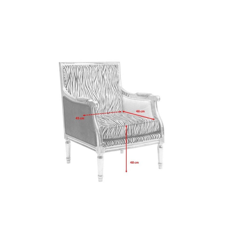 Zebra barokke fauteuil - Regency - Kare Design