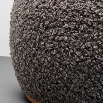 Kruk Pebble Boucle 81cm grijs Kare Design