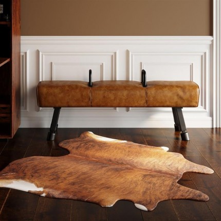 Vloerkleed Hide bruin Kare Design