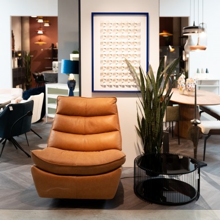 Fauteuil Tilda relax leer Kare Design