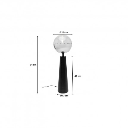 Vloerlamp Disco Ball 64cm Kare Design