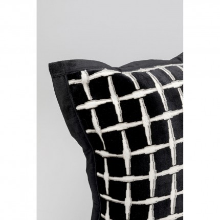 Kussen Melody zwart en wit Kare Design