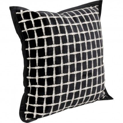Kussen Melody zwart en wit Kare Design