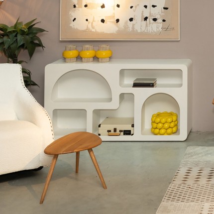 Bookshelf Paco wit 75x140cm Kare Design