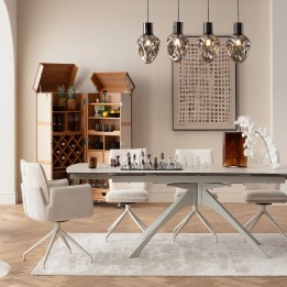 Crème draaistoel - Hilla - Kare Design