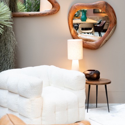 Draaifauteuil Armand creme Kare Design
