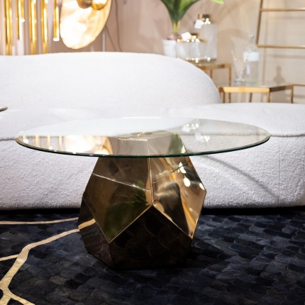 Coffee Table Ricchezza Ø90cm gold Kare Design