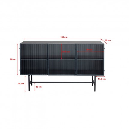 Dressoir San Diego 3 deuren Kare Design