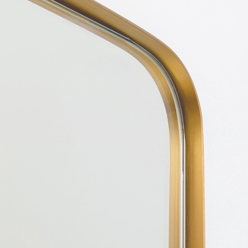 Spiegel Simply 90x60cm messing Kare Design