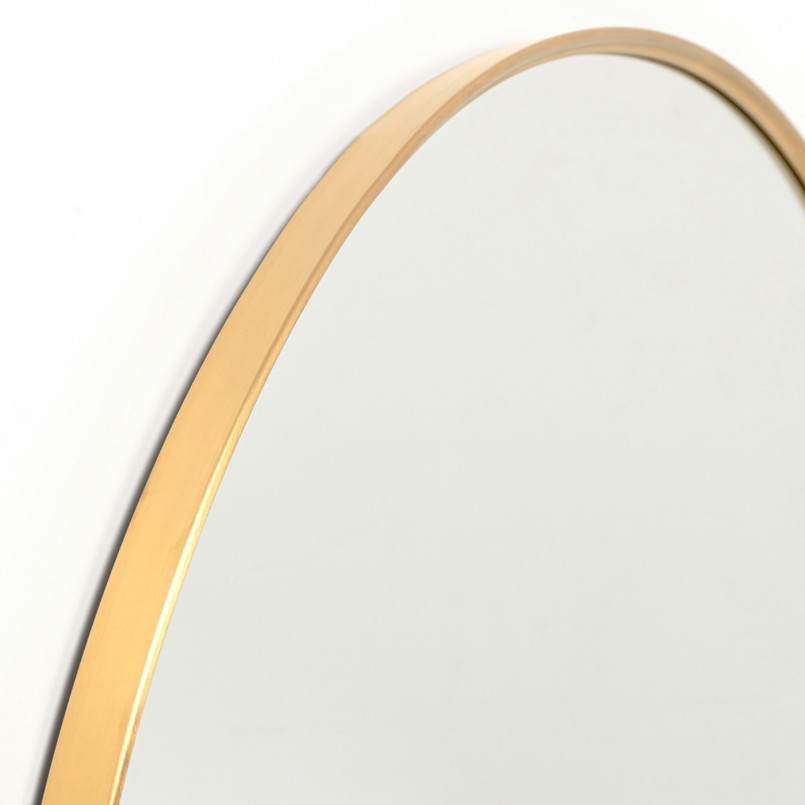 Wall Mirror Simply Ø90cm brass Kare Design