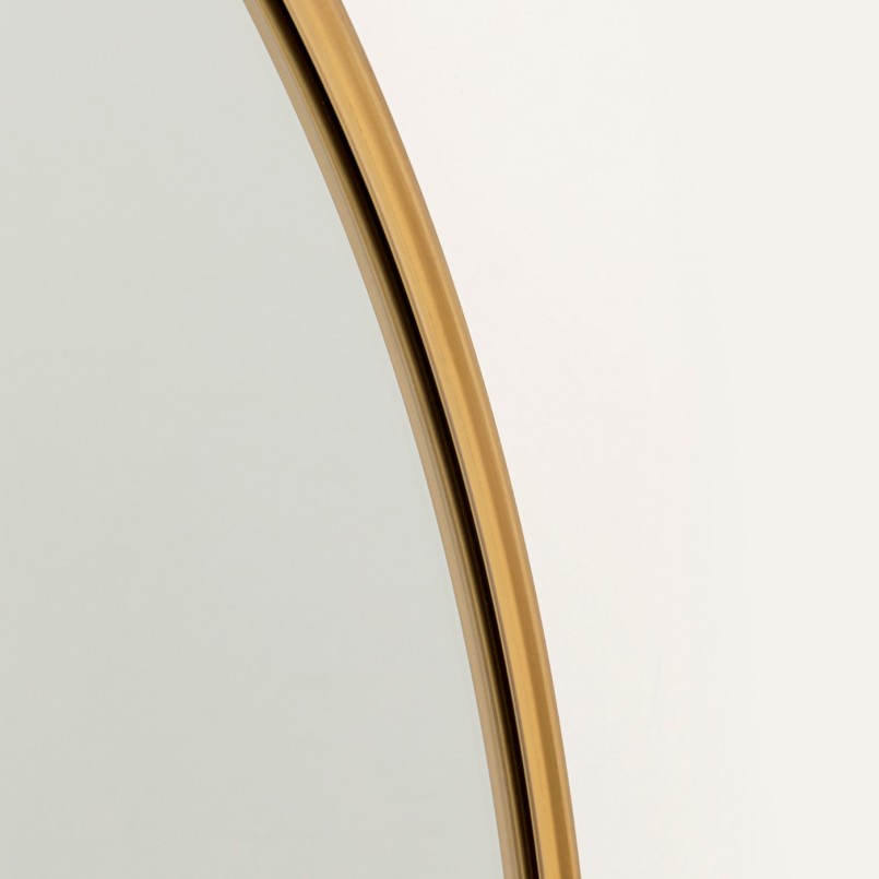 Wall Mirror Simply Ø90cm brass Kare Design