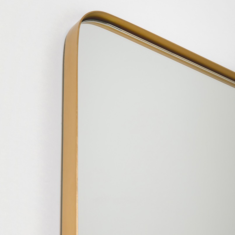 Wall Mirror Simply 180x60cm brass Kare Design
