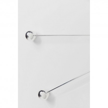 Wandklok Like Umbrella Balls Chrome Kare Design