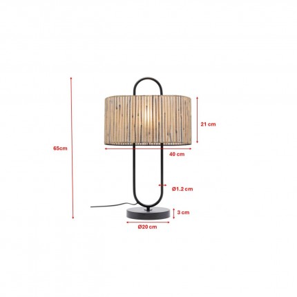 Table Lamp Philadelphia 65cm Kare Design