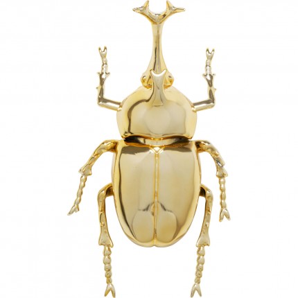 Wall Deco Rhinoceros Beetle gold Kare Design