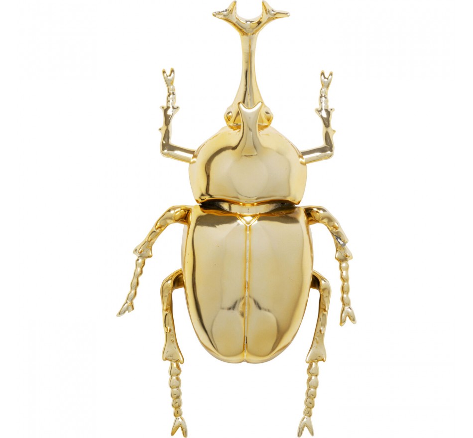 Wall Deco Rhinoceros Beetle gold Kare Design Wall Deco Rhinoceros Beetle gold Kare Design