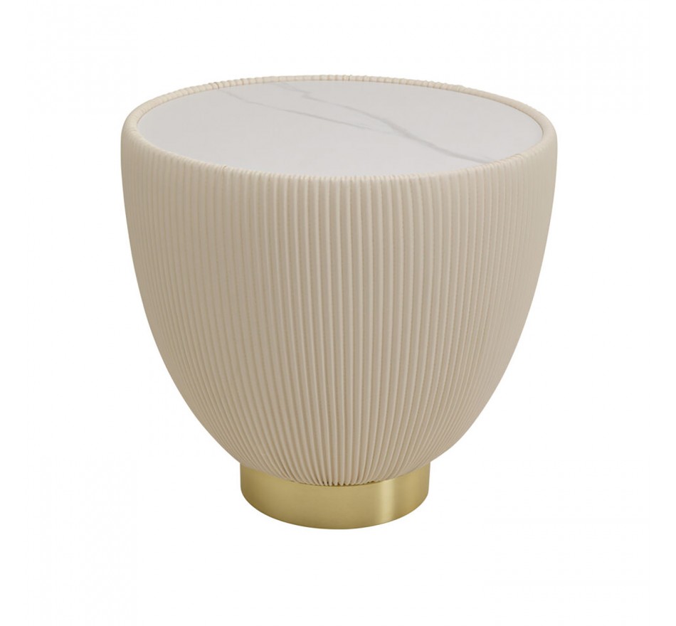 Side Table Endless Vegas Ø47cm beige Kare Design Side Table Endless Vegas Ø47cm beige Kare Design