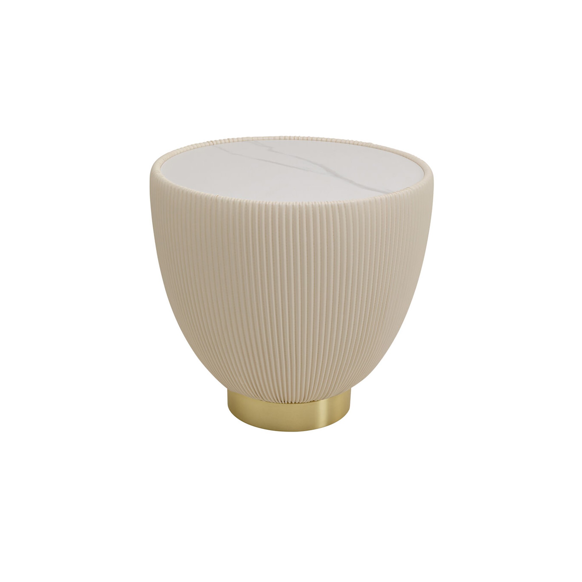 Bijzettafel Endless Vegas Ø47cm beige Kare Design