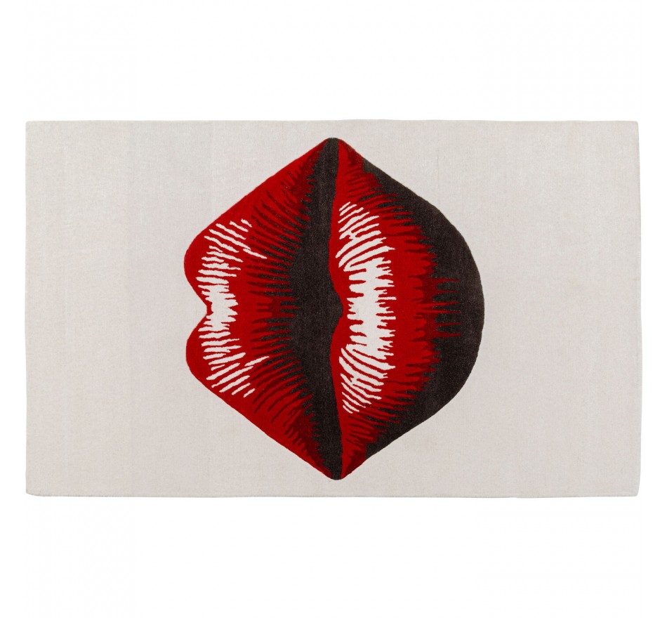 Vloerkleed rood lippen 240x170cm Kare Design Vloerkleed rood lippen 240x170cm Kare Design