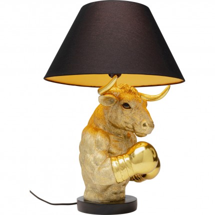 Tafellamp boksen stier goud Kare Design