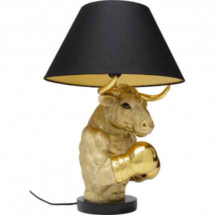 Tafellamp boksen stier goud Kare Design