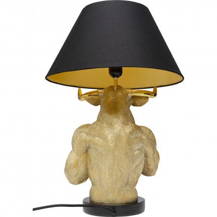 Tafellamp boksen stier goud Kare Design