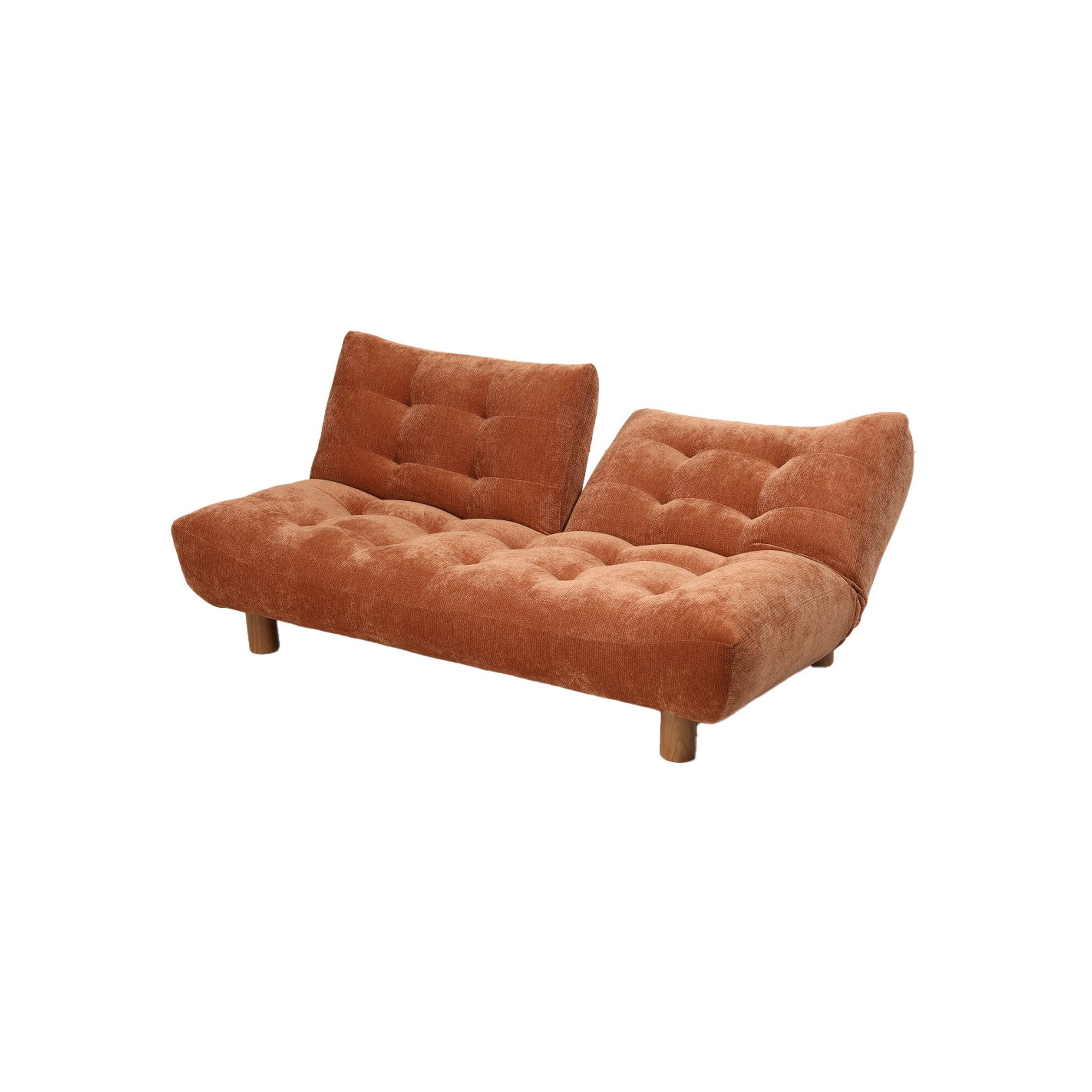 Canapé lit Mel orange 188cm
