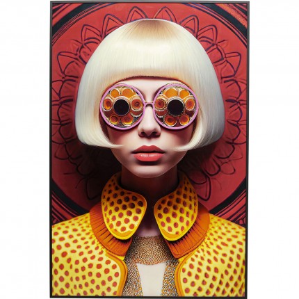 Framed Picture LED Fancy blonde 55x75cm Kare Design