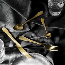 Verguld stalen bestek - Cucina - Kare Design