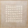 Tableau sur toile Art Row beige 100x100cm