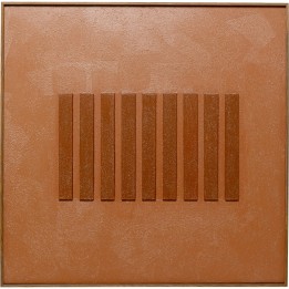 Tableau sur toile Art Row marron 100x100cm