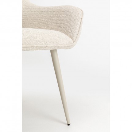 Stoel met armleuningen San Francisco creme Kare Design