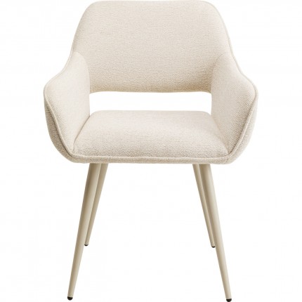 Stoel met armleuningen San Francisco creme Kare Design