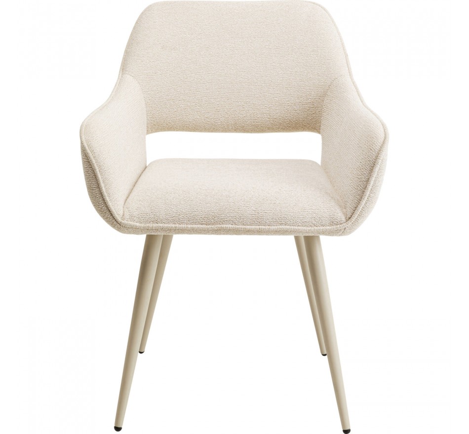 Stoel met armleuningen San Francisco creme Kare Design Stoel met armleuningen San Francisco creme Kare Design