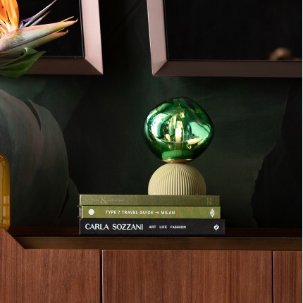 Tafellamp Magic Ball 21cm groen Kare Design Tafellamp Magic Ball 21cm groen Kare Design