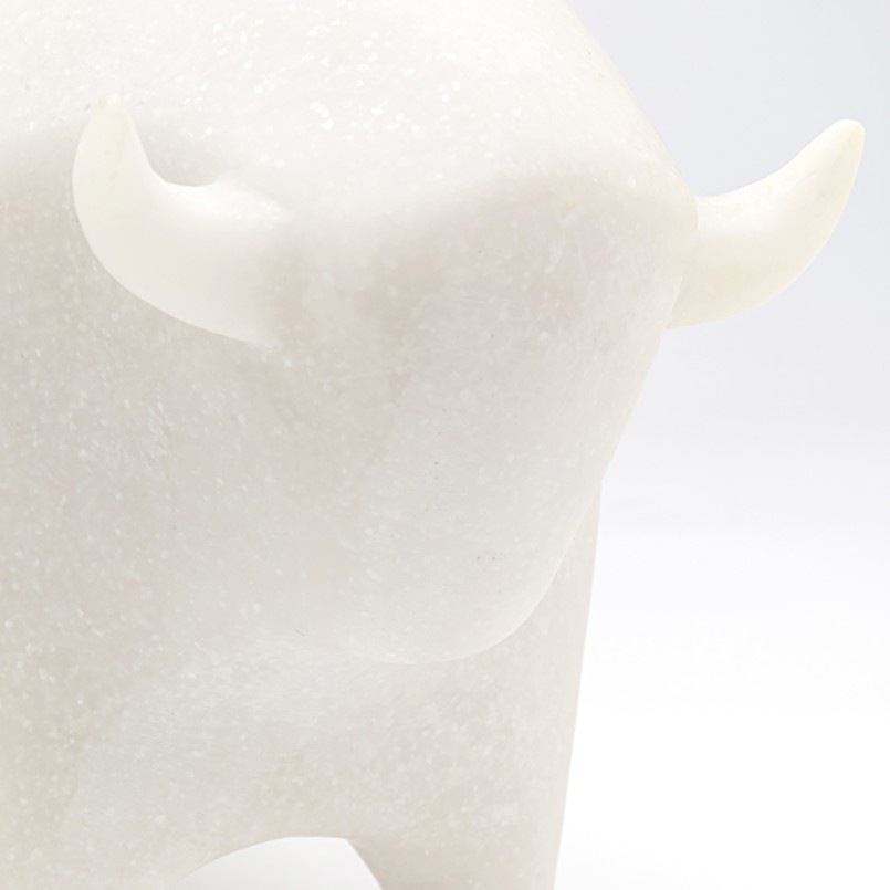 Witte stieren decoratie - Kare Design