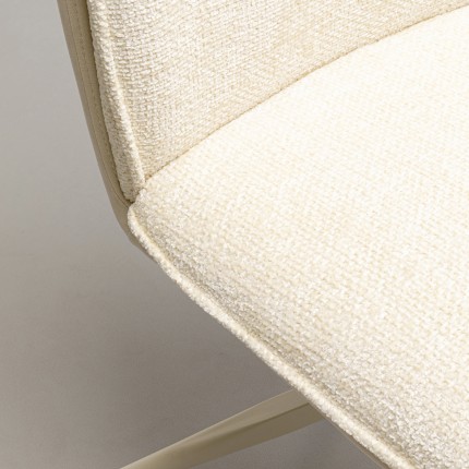 Draaistoel Hilla creme Kare Design