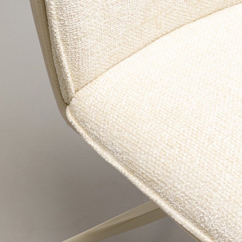 Crème draaistoel - Hilla - Kare Design